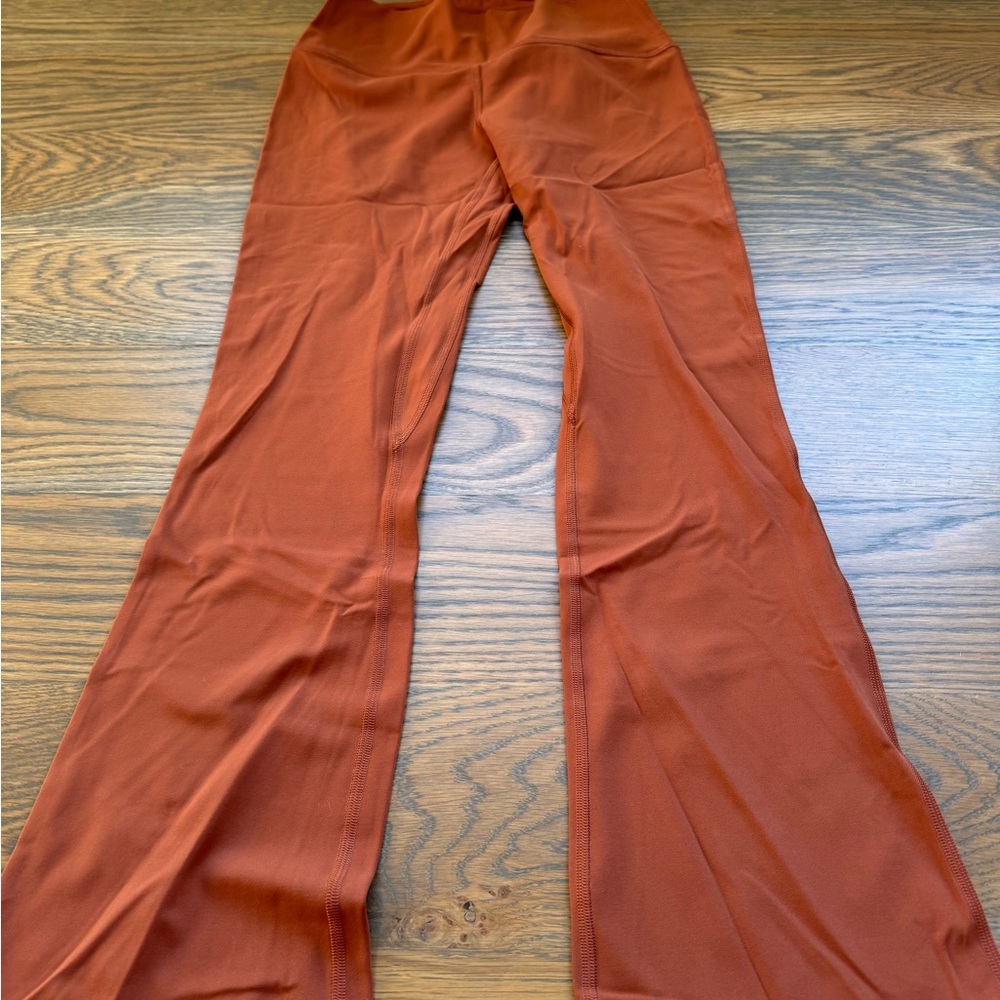 Lululemon Align Flare Leggings SHORT - Burnt Orange
